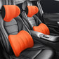 🚗 Ergonomikus autós ülés fejtámla és deréktámasz párna – ☁️ Kifinomult gerincvédelem és zökkenőmentes utazási élmény 🛋️✨