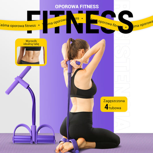 Skutecznie spala tłuszcz z brzucha-Wielofunkcyjna taśma fitness