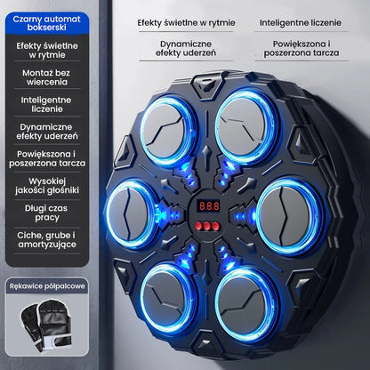 🥊Trenażer bokserski z muzyką Bluetooth🎼
