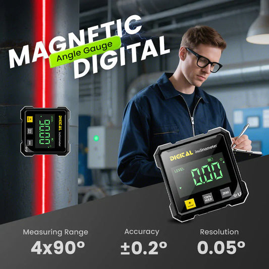 Magnetyczny cyfrowy 4-stronny laserowy skaner kątowy