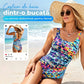 🩱Ofertă limitată✨ Costum de baie întreg cu imprimeu la modă | Designul plisat te face să pari mai slabă instantaneu