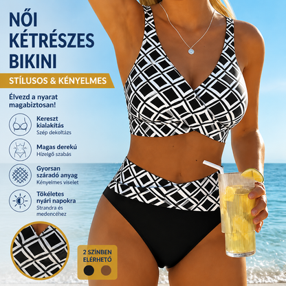🩱 Magas Derekú Kétrészes Női Bikini