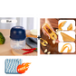 🧄🎁 1+1 INGYEN Elektromos élelmiszer‑aprító – Fokhagyma és zöldség zúzógép konyhai használatra