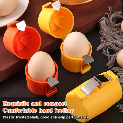 🥚 50%-OS KEDVEZMÉNY! 🔪 Tojáshéj-nyitó eszköz – Tiszta vágás, egyszerű használat és tartós – Tökéletes lágy- és keményfőtt tojásokhoz, a mindennapi életben 🍳