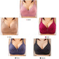 💕 Sutien confortabil fără sârmă, pentru mărimi mari – din nailon-spandex fără cusături, care nu se deformează și este respirabil 👙