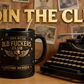 Kubek OLD FUCKERS CLUB – 100% goryczy, zawsze prawdziwy. Członek dożywotni.