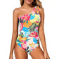 🔥 S-2XL 👙 Női Egyvállas Egyrészes Fürdőruha 🏖️