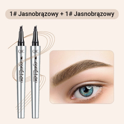 ✨Kup 1 i otrzymaj 1 gratis✨Wysokiej jakości wodoodporna kredka do brwi 4 Fork