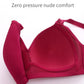 💕 Sutien confortabil fără sârmă, pentru mărimi mari – din nailon-spandex fără cusături, care nu se deformează și este respirabil 👙