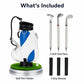 ⛳🏌️‍♂️GOLF TOLLTARTÓ + 3 TOLLAS SZETT – STÍLUSOS ÉS PRAKTIKUS ASZTALI KIEGÉSZÍTŐ