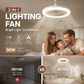 💡🌀LED VENTILÁTOR TÁVIRÁNYÍTÓVAL – CSENDES, 3 SZÍN, 3 SEBESSÉG