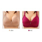 💕 Sutien confortabil fără sârmă, pentru mărimi mari – din nailon-spandex fără cusături, care nu se deformează și este respirabil 👙