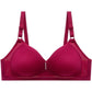 💕 Sutien confortabil fără sârmă, pentru mărimi mari – din nailon-spandex fără cusături, care nu se deformează și este respirabil 👙