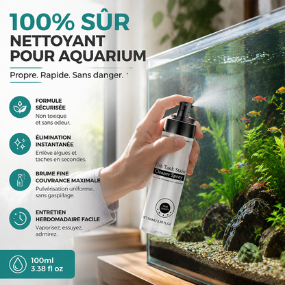 🐟✨SZAGTALAN AQUÁRIUMI TISZTÍTÓ SPRAY – FRISS, TISZTA KÖRNYEZET HALAKNAK