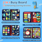 🎓 Montessori Edukacyjna Tablica Zabaw Busy Board – Rozwijaj praktyczne umiejętności dzieci i zdolności logicznego myślenia.