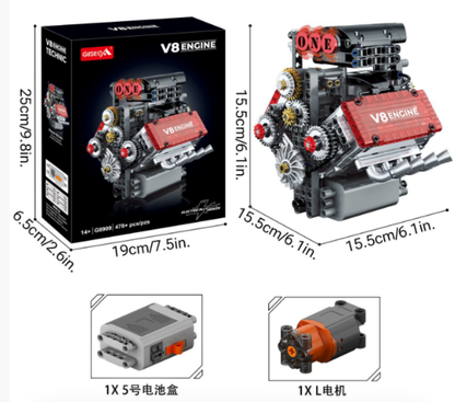 W 100% zrób to sam🔥 model z dudniącym silnikiem V8!