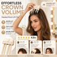 📢📢50% REDUCERE !! ⏰Clips fără fir, încălzit, pentru ridicare la rădăcină și volum – Instrument de coafare Salon Crown Volume pentru păr fin și lipsit de volum