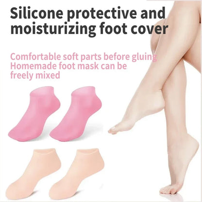 💕Mască de picioare exfoliantă cu silicon hidratant