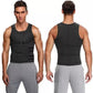 Męska kamizelka modelująca sylwetkę Sauna Vest Waist Trainer Double Belt