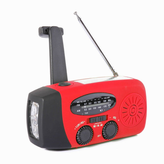 🔋 Wielofunkcyjne przenośne radio awaryjne zasilane energią słoneczną ☀️📻⚡
