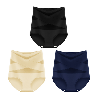 🌸 [S-3XL] 💗 Damskie Majtki Wysokie z Kontrolą Brzucha 👙