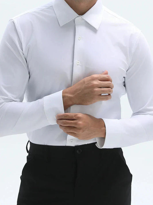 👔 Elastyczna koszula męska, nie wymaga prasowania.