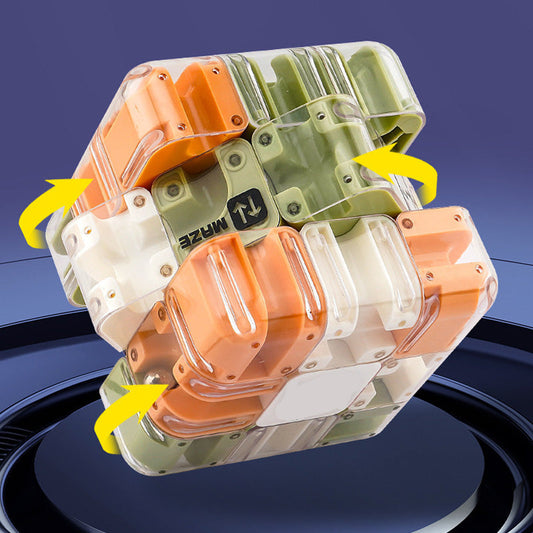 🎁🎄Wczesna wyprzedaż świąteczna 50% ZNIŻK🧠I🧩Duża labiryntowa kostka 3D – wciągająca zabawka logiczna