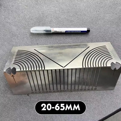 🔥 Gorąca wyprzedaż 50% ZNIŻKI!!🔥Wskaźnik kątowy ze stali nierdzewnej – precyzyjny kąt 90° i szeroki zakres pomiarowy (0,8–3,1 cala)!