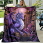 🔥Najlepszy prezent dla dziecka🦖Dinozaur Kreskówka Artistic Print Flannel Throw Blanket