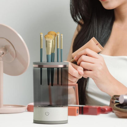 🎁Idealny prezent!🔥 Elektryczna czyścica do pędzli do makijażu