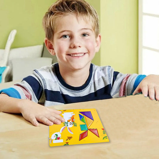 🔥Magnetyczna układanka tangram 3D dla dzieci: edukacyjna zabawka do wczesnej nauki