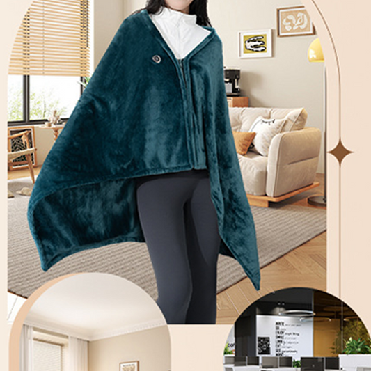 🔥Przenośny koc grzewczy USB z zamkiem błyskawicznym