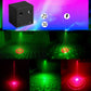 Akumulatorowe i przenośne laserowe oświetlenie imprezowe RGB