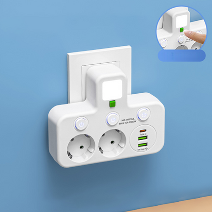 Inteligentna listwa zasilająca z portami USB（Wtyczka Unii Europejskiej）