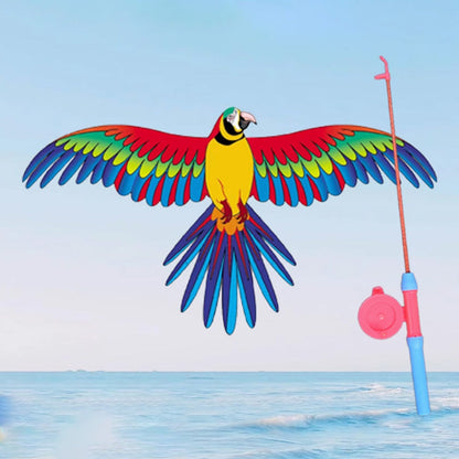 🎣🪁Innowacyjne latawce w kształcie wędek✨✨Łatwe w sterowaniu, zapewniają dzieciom niekończącą się zabawę na świeżym powietrzu!