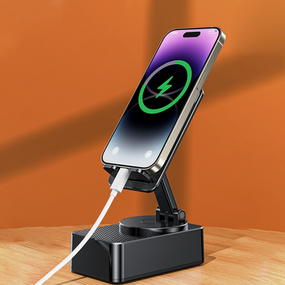 Wielofunkcyjny uchwyt na telefon z głośnikiem Bluetooth i przenośnym powerbankiem