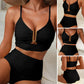 Damskie bikini push-up z wysokim stanem