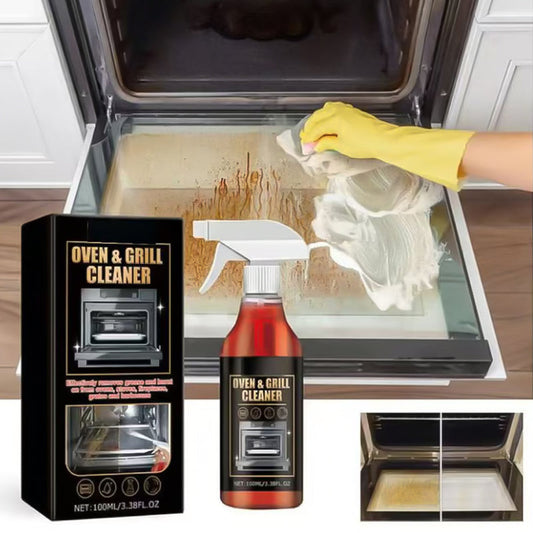 Silny spray do czyszczenia piekarników i grillów: bez wysiłku usuwa tłuszcz i resztki jedzenia – bez szorowania!