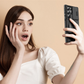 Etui magnetyczne 3 w 1 dla Samsunga – podstawka Snap & Go + podwyższona osłona aparatu + pełna ochrona.