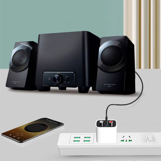 Adapter audio Hi-Fi Stereo Bluetooth z wyjściem AUX/RCA