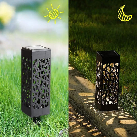 Lampa solarna ogrodowa z kolcem