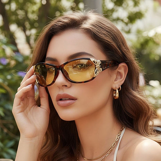😎 Damska okulary przeciwsłoneczne Oversized Butterfly – UV400, optycznie wyszczuplające i lekkie | Lato, plaża, styl uliczny i podróże ☀️✨🕶️