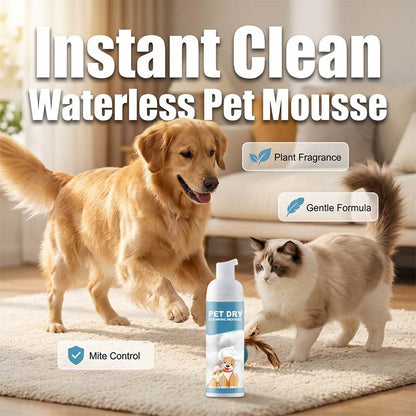 🔥Ofertă valabilă doar o săptămână: cumpără 1 și primești 2 gratis!!🐶🐱Spumă de curățare fără apă pentru câini și pisici
