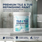 🛁✨Set premium de vopsele pentru renovarea plăcilor ceramice și a căzilor de baie