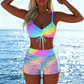 👙🏖️ Állítható Zsinóros Bikini Szett: Tökéletes Illeszkedés és Magabiztos Nyár! ✨