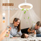 💡🌀LED VENTILÁTOR TÁVIRÁNYÍTÓVAL – CSENDES, 3 SZÍN, 3 SEBESSÉG