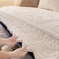 🛋️ 50% kedvezmény! 🐰 Műnyúlszőr kanapéhuzat – csúszásgátló és rendkívül puha ✨