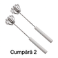 🔥Ofertă specială pentru ultimele trei zile: cumpără 1 și primești 2 gratis！！🔥🥚 Bătător Oua Manual Inox: Semiautomat, Eficient!