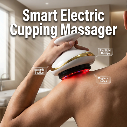 💆✨OKOS ELEKTROMOS KÖPÖLYÖZŐ ÉS GUA SHA MASSZÍROZÓ – KETTŐS HATÁS, LAZÍTÁS ÉS VÉRKERINGÉS