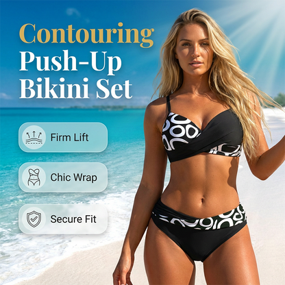 👙 50%-OS KEDVEZMÉNY KORLÁTOZOTT IDŐRE! ✨ Kétrészes, push-up hatású bikini szett nőknek